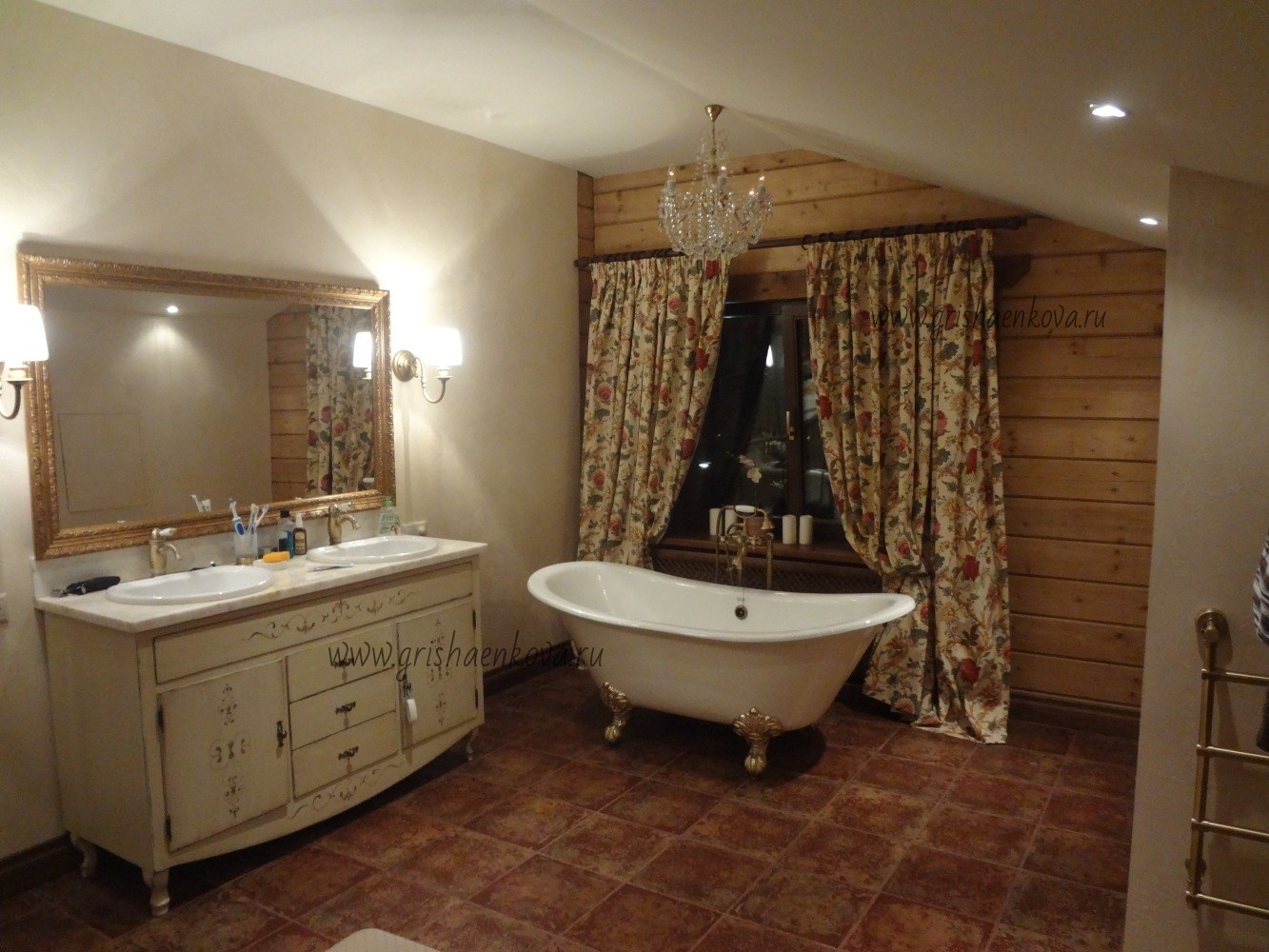 ванная дизайн интерьера